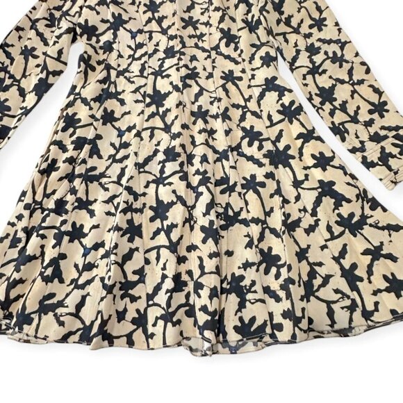 Ulla Johnson Roanne Printed Crepe Mini Dress, Size 4, Moonstone, New with tag - Picture 10 of 15